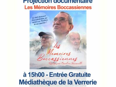 Projection du documentaire "Les Mémoires Boccassiennes" à la Médiathèque de la Verrerie : Plongée dans l’histoire méconnue d’un quartier oublié ce samedi 9 novembre 2024 !